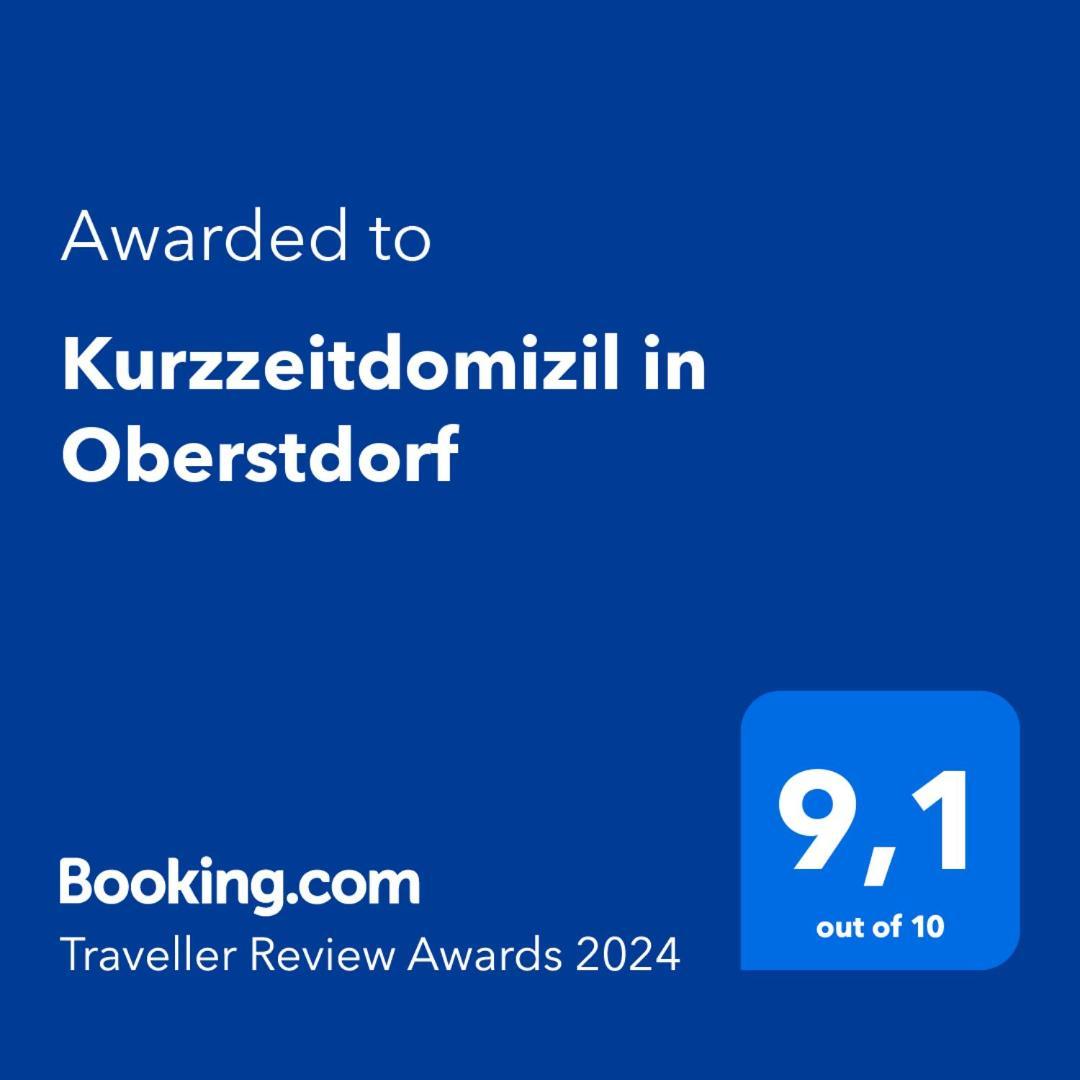 Апартаменты Kurzzeitdomizil In Оберстдорф Экстерьер фото